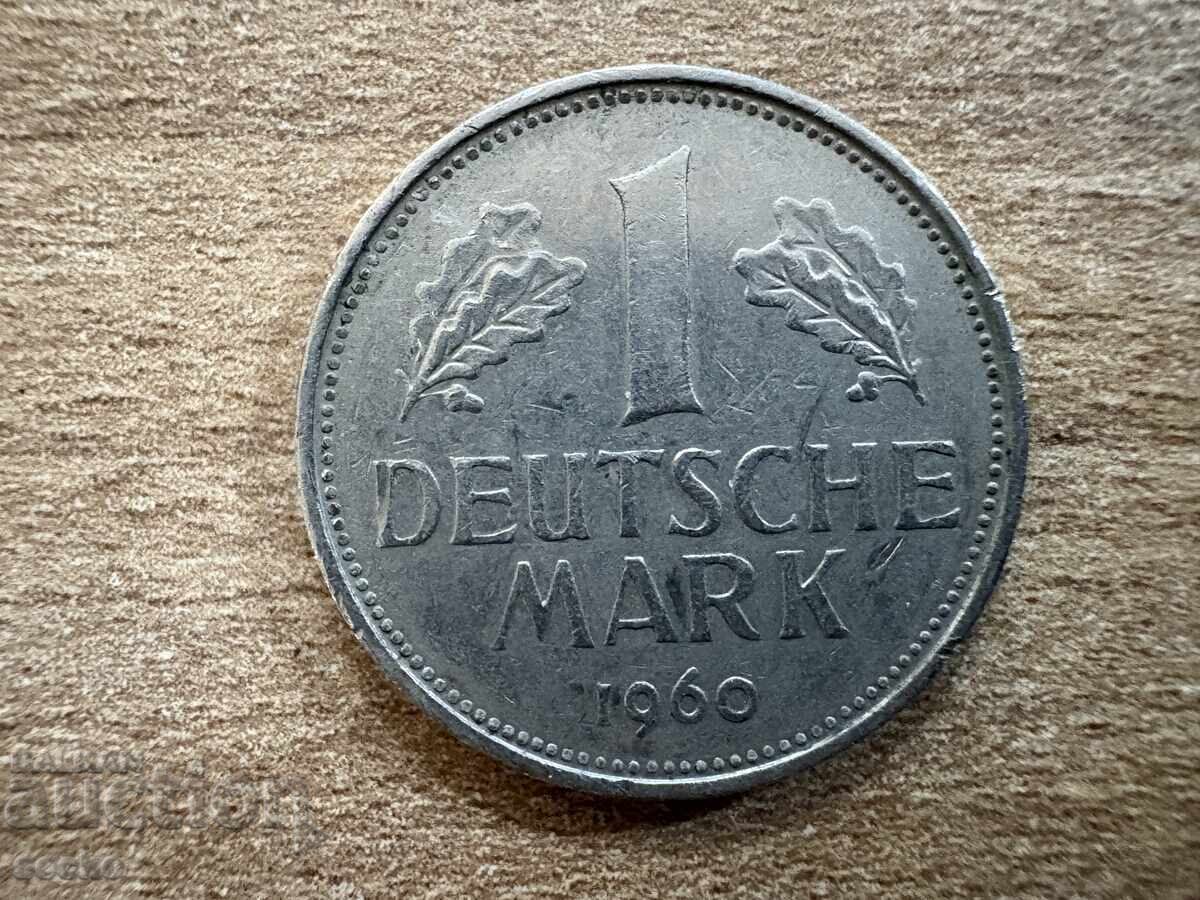 Γερμανία - 1 μάρκο (1960) - D Γερμανία - 1 μάρκο (1960) - D