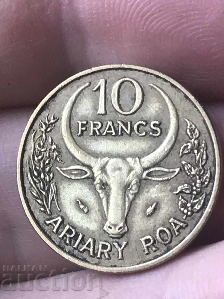 Μαδαγασκάρη 10 φράγκα 1986 FAO