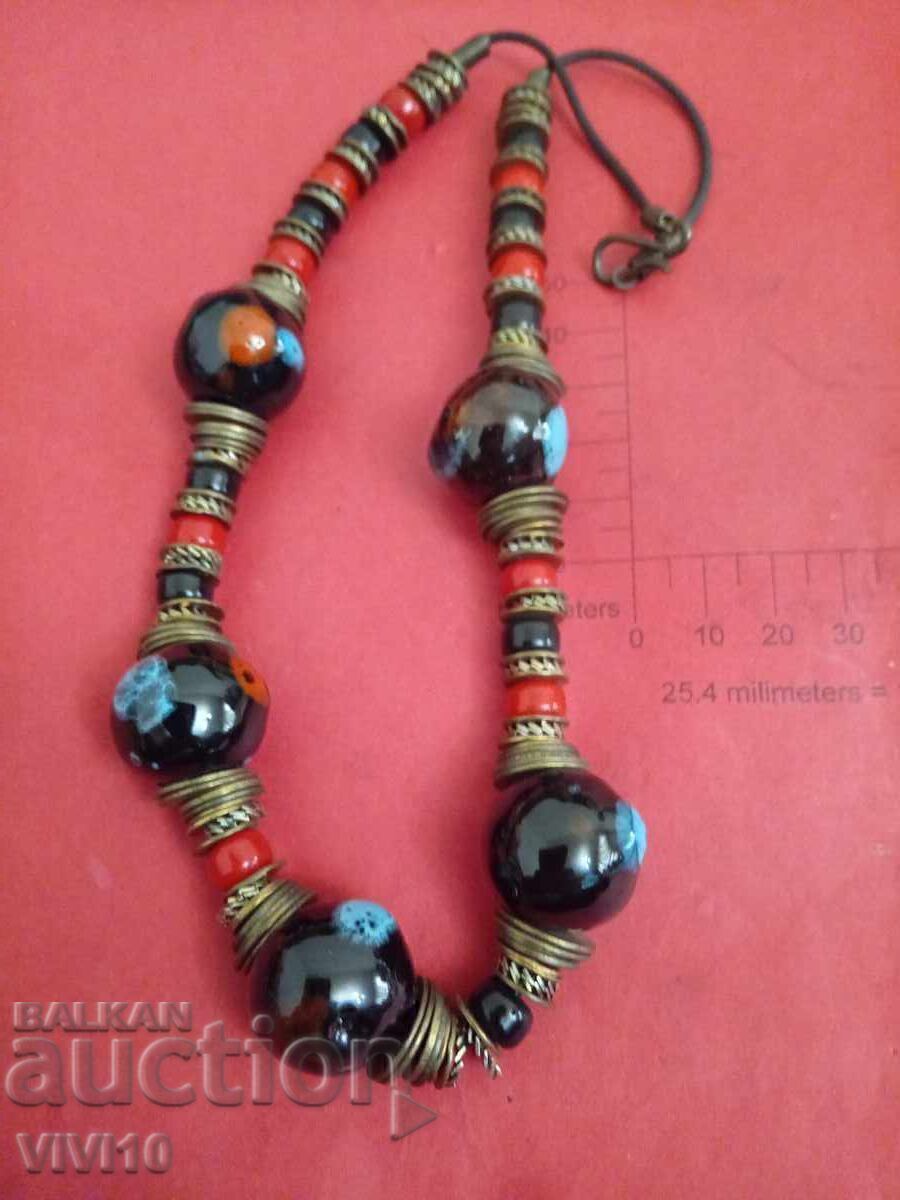 Antique Murano-style necklace