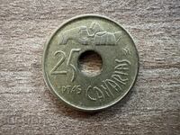 Испания - 25 песети (1994) - Канарски острови