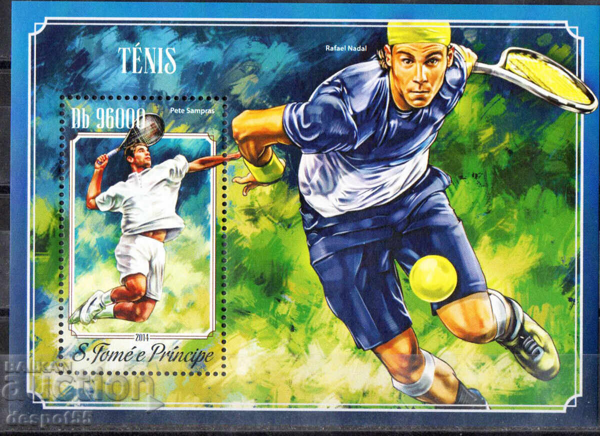 2014. São Tomé și Príncipe. Sport - Tenis. Bloc