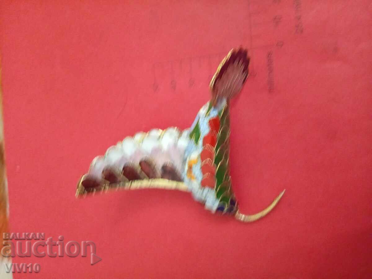 Старинна фигура, бронз и,емаил,клазоне с цена 40.00 лв. | € 20.45