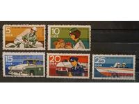 Γερμανία/ΓΛΔ 1970 Αυτοκίνητα/Πλοία/Λοκομοτίβες MNH