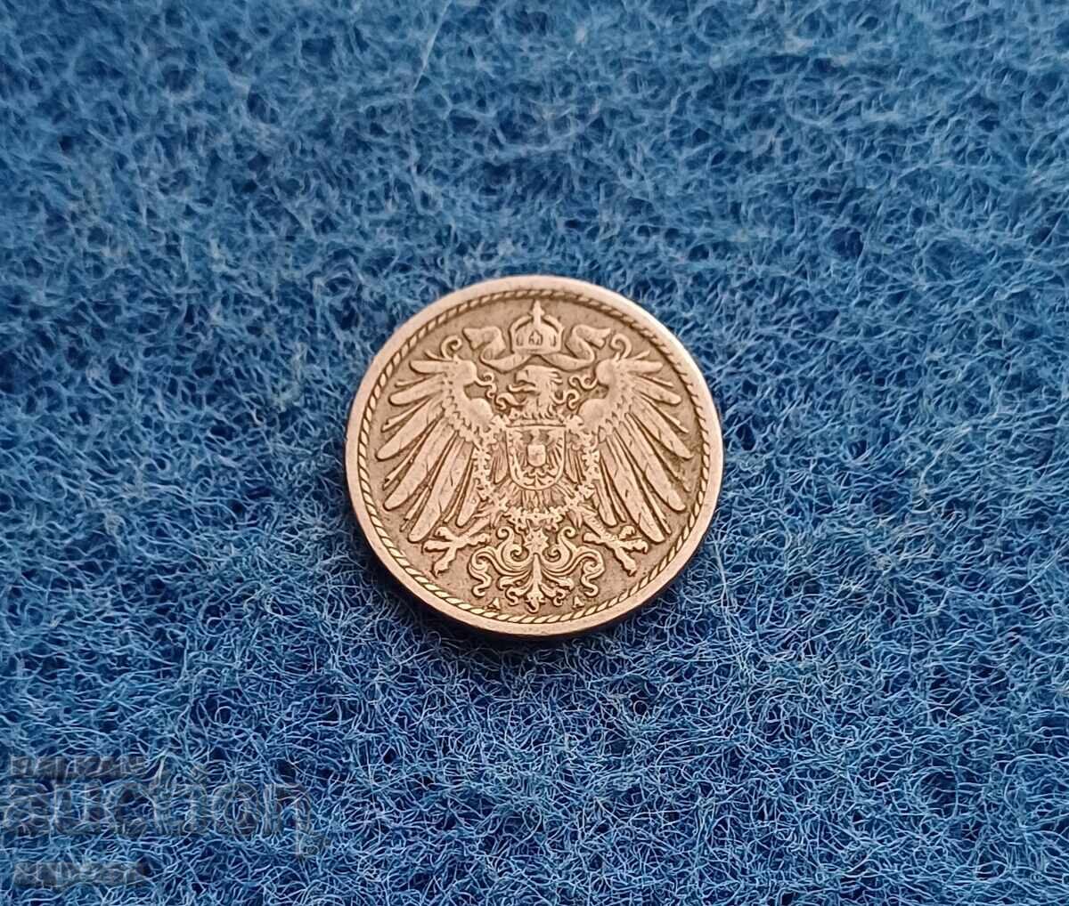 5 Pfennig Germany 1906 with price 3.20 BGN | € 1.64 5 Pfennig Germany 1906 with price 3.20 BGN | € 1.64