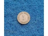 5 пфенинга Германия 1906