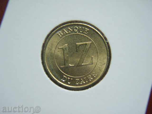 1 Zaire 1987 Zaire - Unc 1 Zaire 1987 Zaire - Unc
