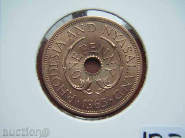 1 Penny 1963 Rhodesia & Nyasaland (Rhodesia and Nyasaland) - Unc με τιμή 10.89 BGN | € 5.57 1 Penny 1963 Rhodesia & Nyasaland (Rhodesia and Nyasaland) - Unc με τιμή 10.89 BGN | € 5.57