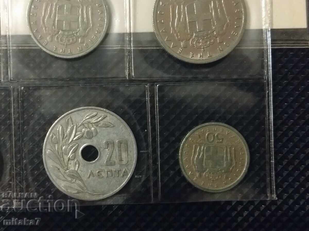 Set monede Grecia, anul 1962-1964 - 5 Set monede Grecia, anul 1962-1964 - 5