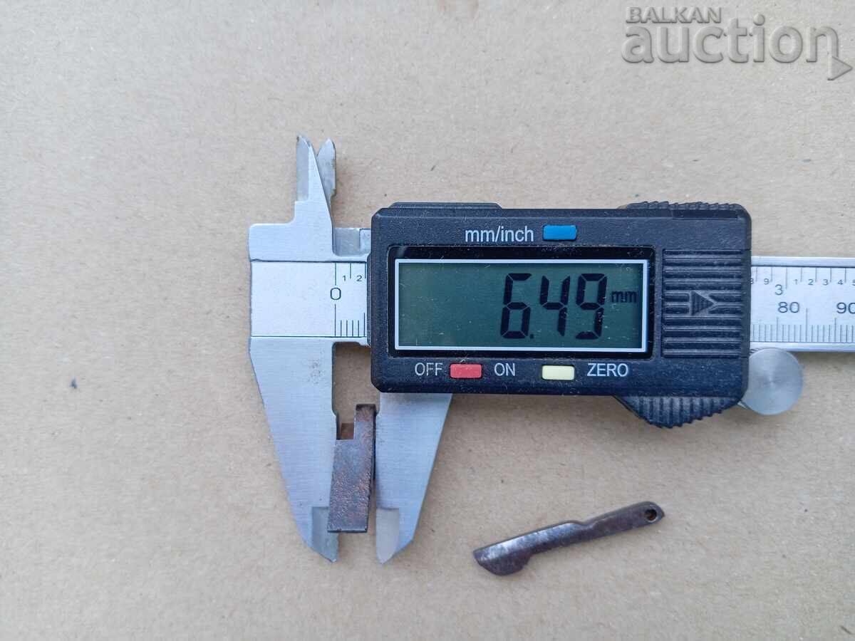 Piesă de detaliu și știft pentru pușcă Berdan-2 1871 Rusia Țaristă - 7