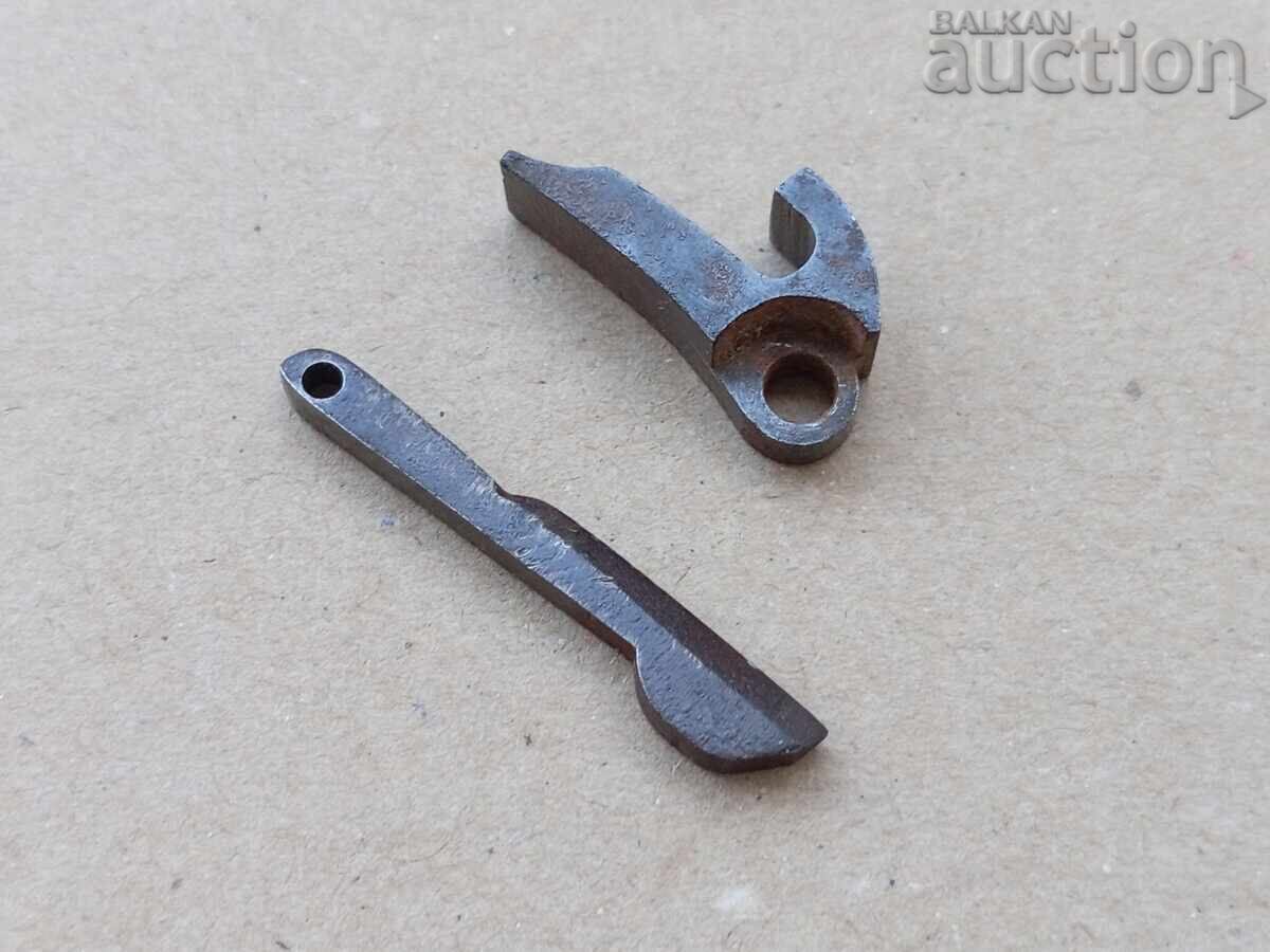 Piesă de detaliu și știft pentru pușcă Berdan-2 1871 Rusia Țaristă