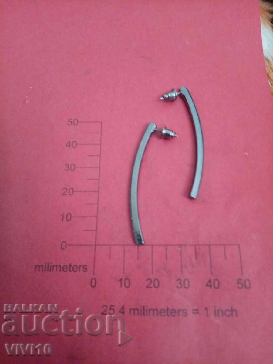 Старинни обеци от хематит