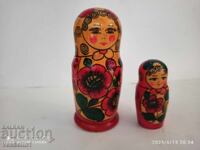 Old matryoshka dolls, two pieces