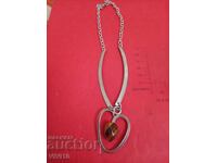 Antique necklace with tiger's eye