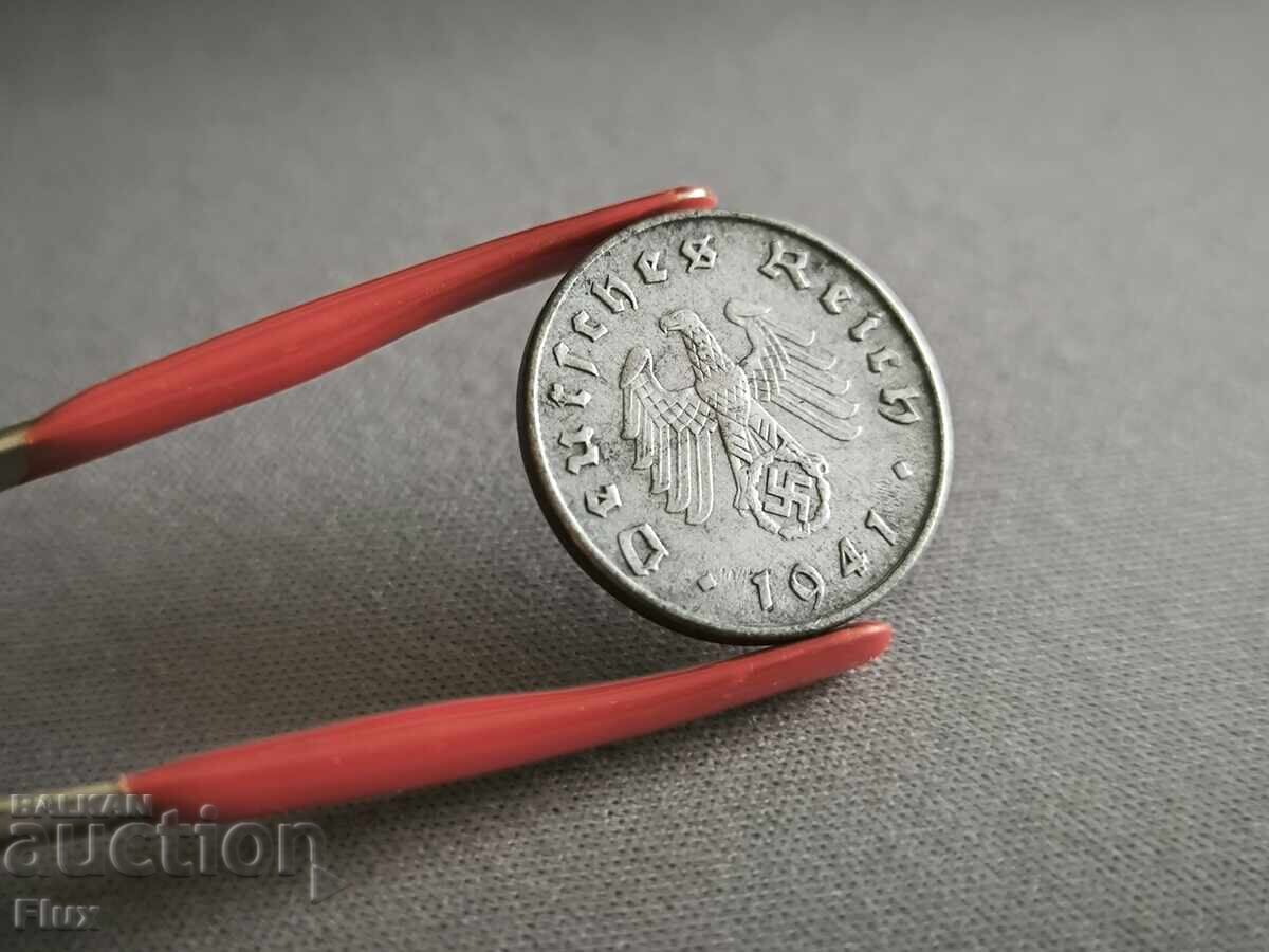 Moneda - Al Treilea Reich - Germania - 10 Pfennig | 1941; seria E cu preț 7.50 BGN | € 3.83 Moneda - Al Treilea Reich - Germania - 10 Pfennig | 1941; seria E cu preț 7.50 BGN | € 3.83