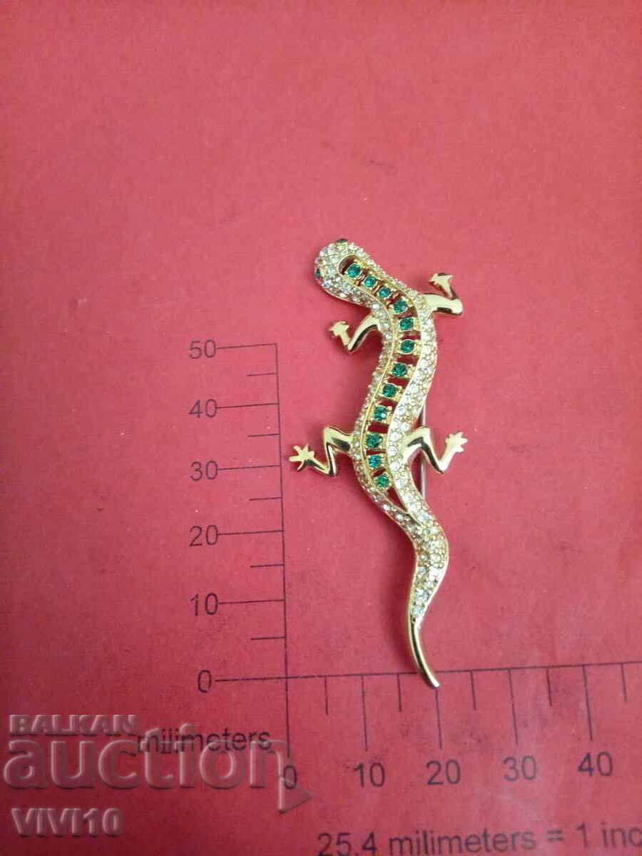 Antique brooch with stones