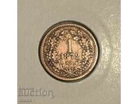 Hungary 1 krajczár 1872