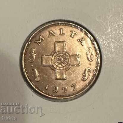 Maltă 1 cent / Malta 1 cent 1977 cu preț 2.50 BGN | € 1.28
