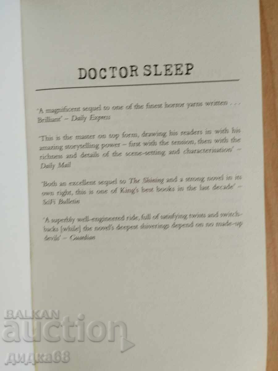 Licitație Stephen King – Doctor Sleep