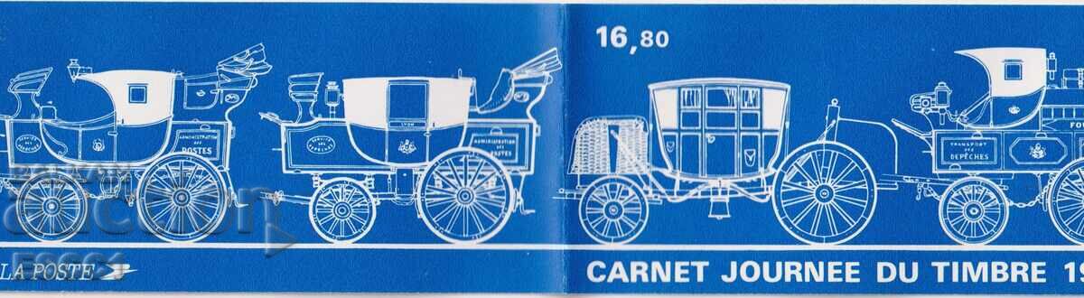 Καθαρό γραμματόσημο σε καρτέλα Ημέρα γραμματοσήμου Καρέτα 1987 από Γαλλία με τιμή 15.00 BGN | € 7.67