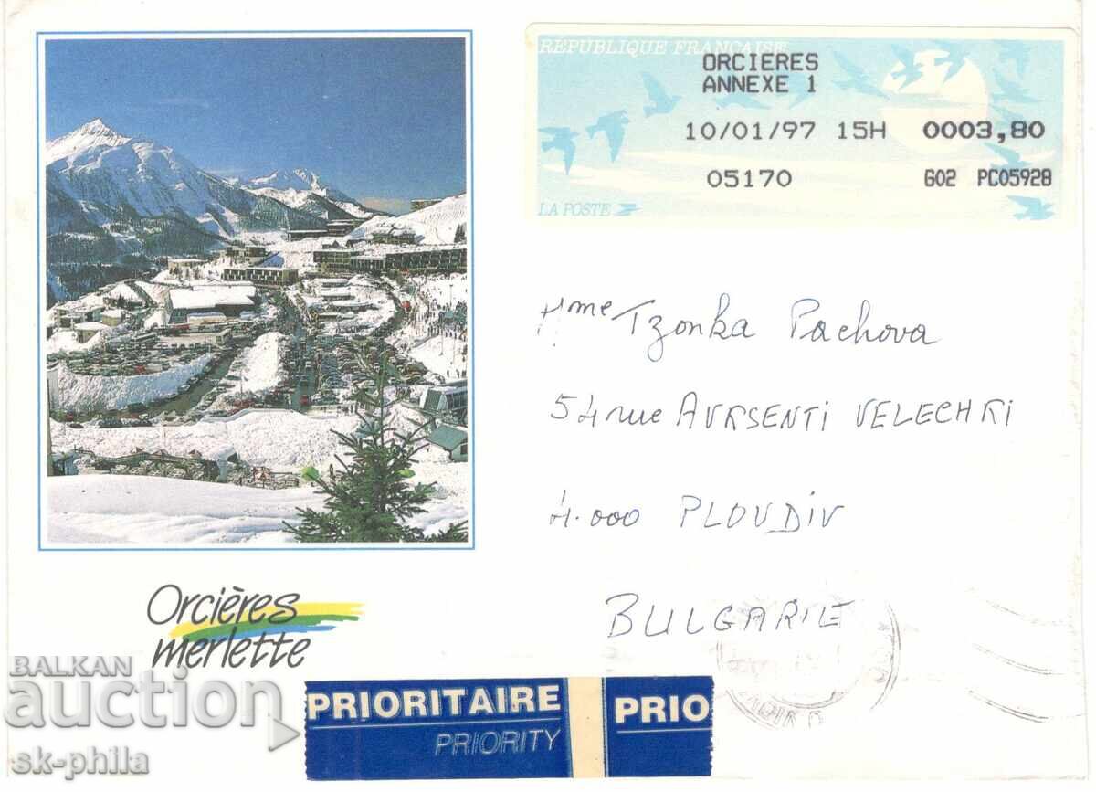 Φάκελος αλληλογραφίας - Γαλλικές Άλπεις - ταχυδρομημένος Φάκελος αλληλογραφίας - Γαλλικές Άλπεις - ταχυδρομημένος