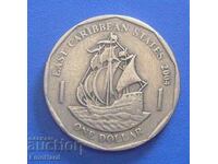 Ανατολικές Καραϊβικές Πολιτείες 1 δολάριο 2004