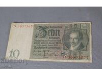 1929 Германия банкнота 10 марки