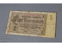 1937 Γερμανική τραπεζογραμμάτια 1 μάρκο