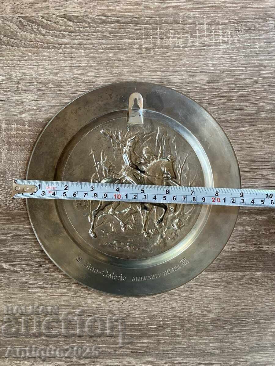 Δημοπρασία Βίντατζ πιάτο "Ο Ιππότης και ο Διάβολος" του Ντύρερ