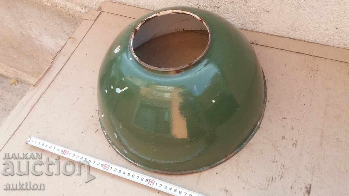 MASSIVE ENAMELED FLOOR LAMP - INDUSTRIAL LAMP with price 16.99 BGN | € 8.69