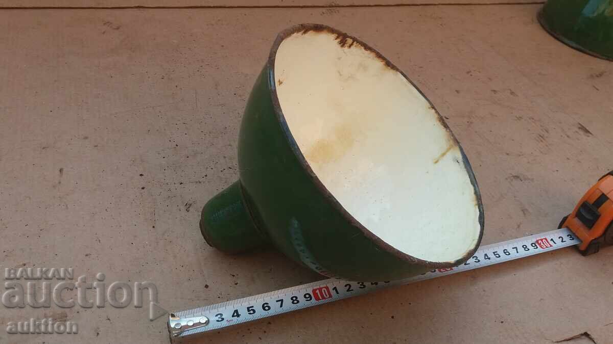 Enamelled social lamp - floor lamp