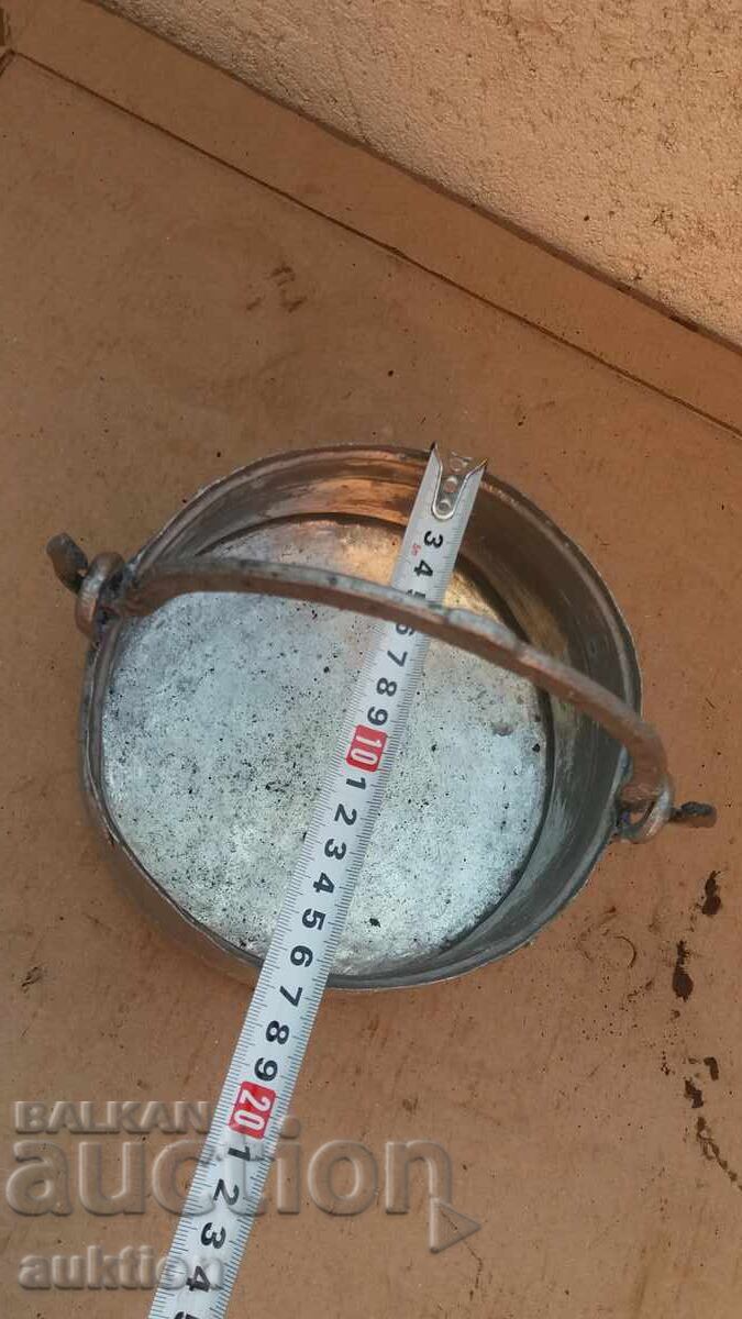 Σφυρήλατο Μικρό Χριστουγεννιάτικο Χάλκινο Βαρελάκι - Γαμήλιο - Κασσιτερωμένο - 6