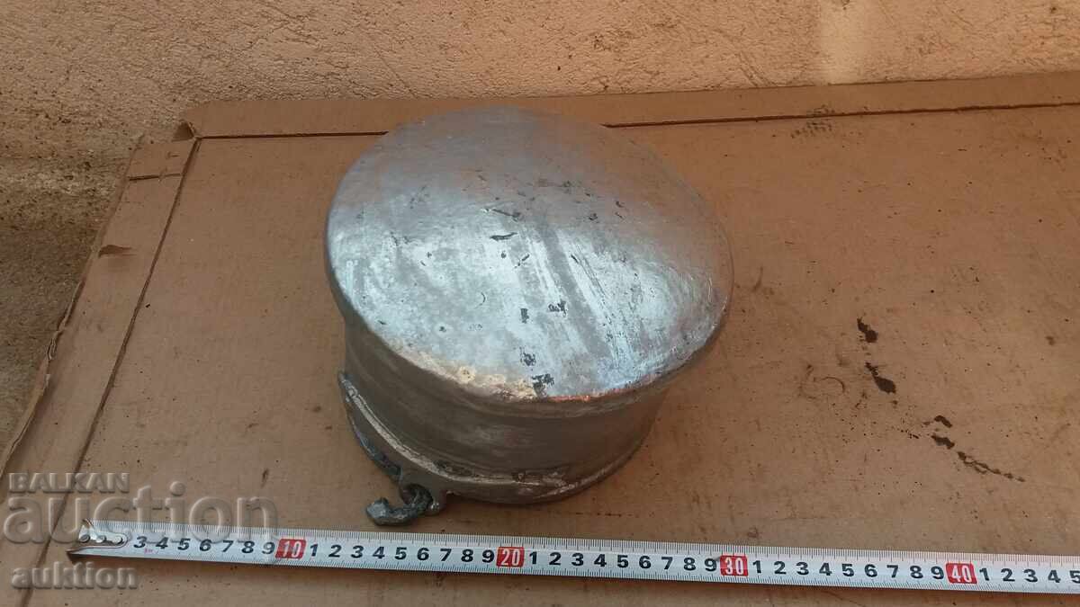 Σφυρήλατο Μικρό Χριστουγεννιάτικο Χάλκινο Βαρελάκι - Γαμήλιο - Κασσιτερωμένο - 7