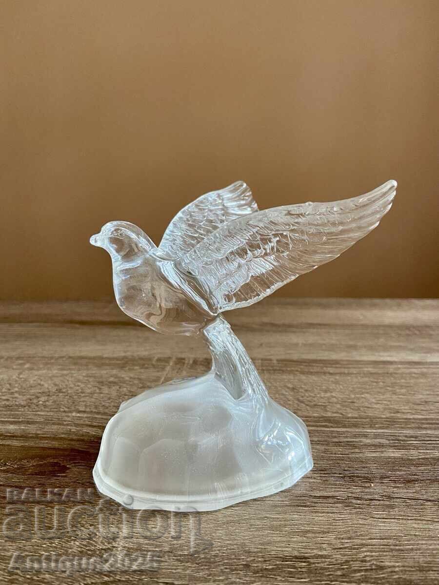 Антична кристална фигурка на птица с цена 35.00 лв. | € 17.90