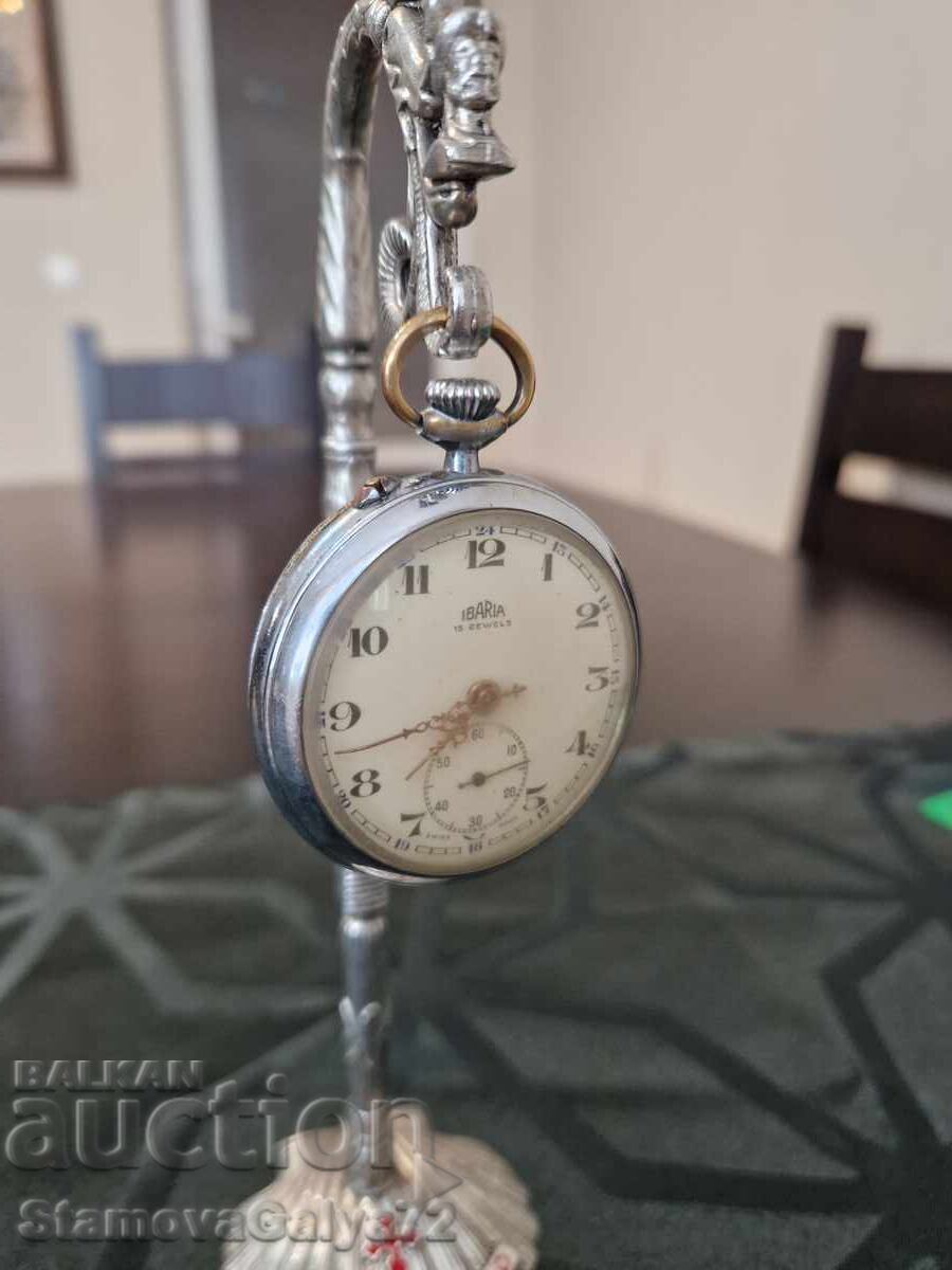 Δημοπρασία Σπάνιο συλλεκτικό ελβετικό ρολόι τσέπης Ibaria