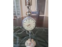 Рядък колекционерски швейцарски джобен часовник Ibaria