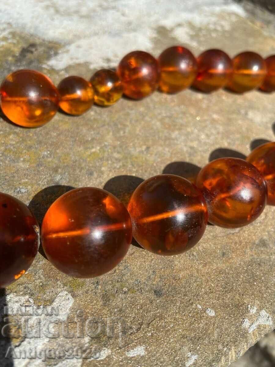 Истинско колие с мъниста от балтийски кехлибар - 6 Истинско колие с мъниста от балтийски кехлибар - 6