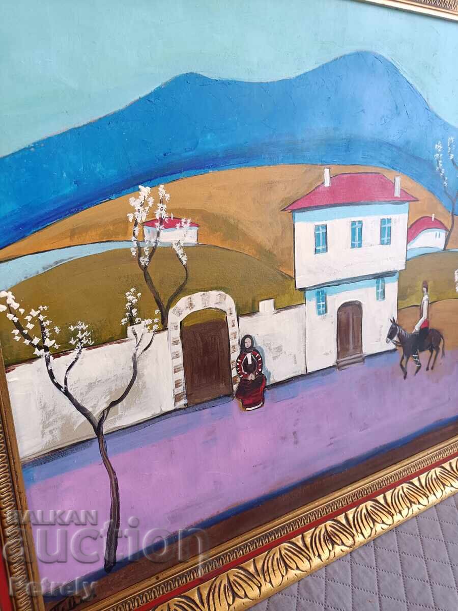 Δημοπρασία Μεγάλη ελαιογραφία