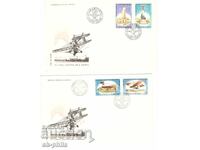 Postal envelope - PPD - Aviation - first airplanes 2 envelopes