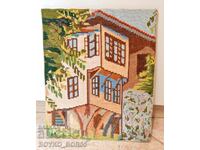 Goblen Vechi cu Șasiu Casă Renașterii 29/24 cm