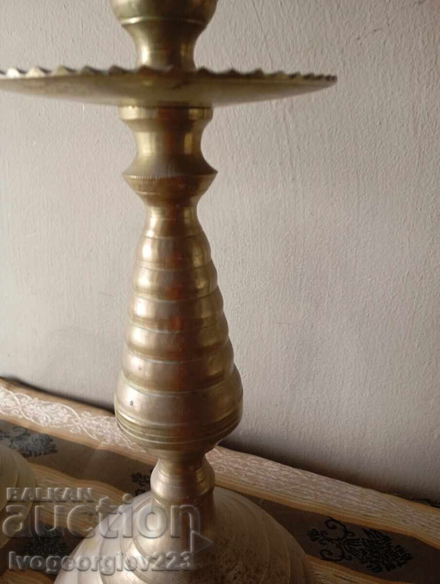 Auction  Set of French candlesticks