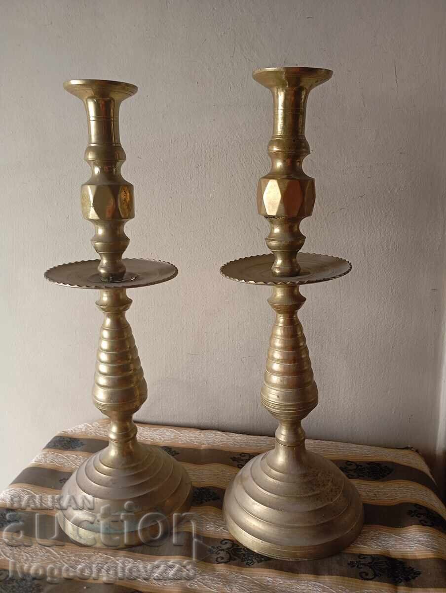 Set of French candlesticks
