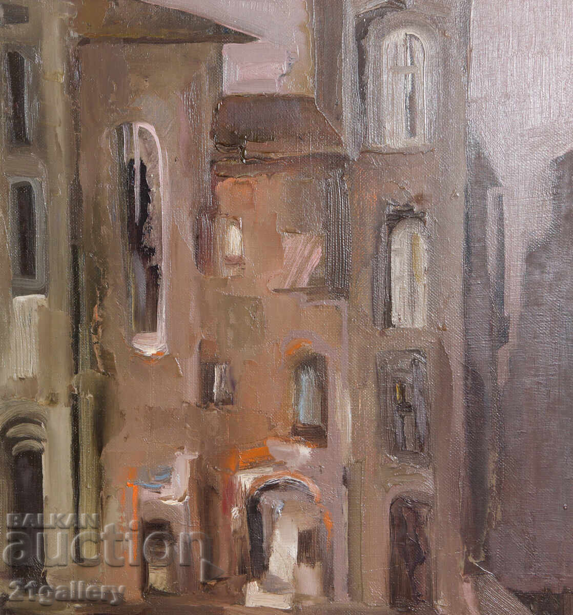 P. Țanov / Uleiuri, peisaj urban 1981 - 5 P. Țanov / Uleiuri, peisaj urban 1981 - 5