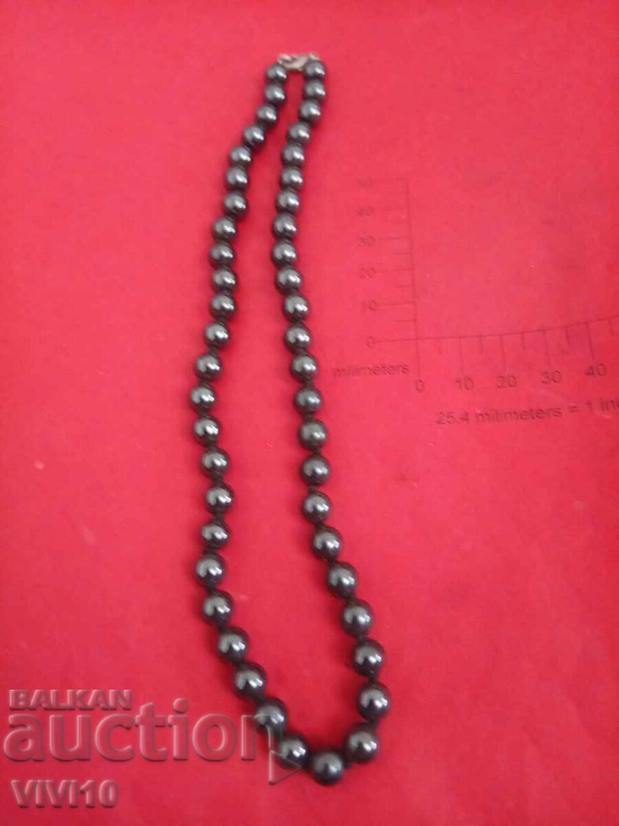 Κολιέ από αιματίτη αντίκα