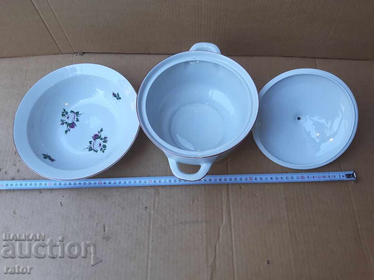 Δημοπρασία Πορσελάνινη σούπα και σαλατιέρα ΚΙΤΚΑ - Νόβι Παζάρ