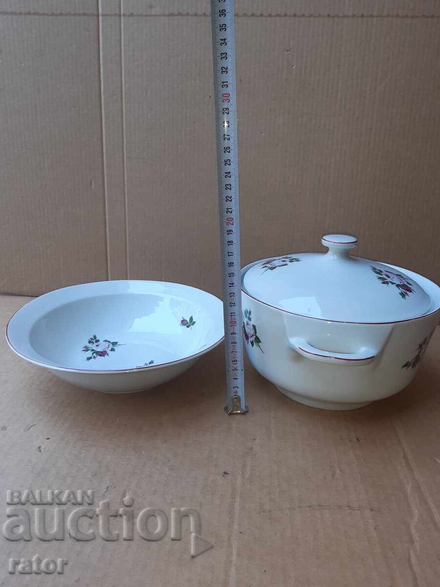 Delivery of Porcelain soup tureen and salad bowl KITKA - Novi Pazar