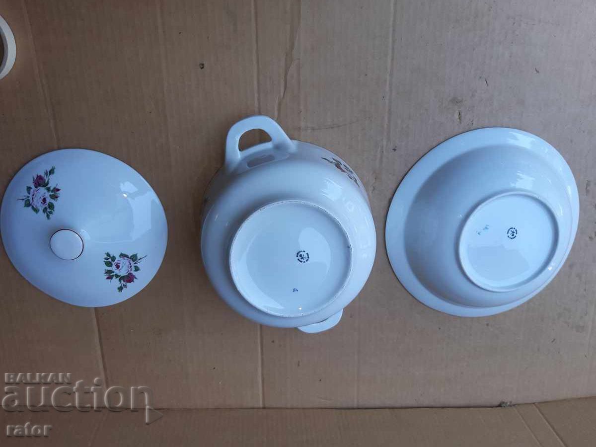 Πορσελάνινη σούπα και σαλατιέρα ΚΙΤΚΑ - Νόβι Παζάρ - 5