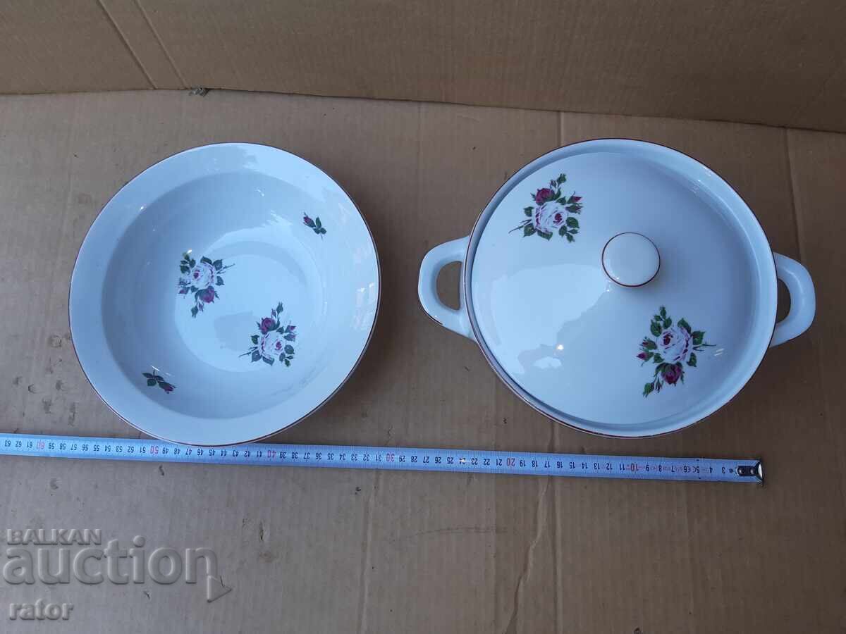 Πορσελάνινη σούπα και σαλατιέρα ΚΙΤΚΑ - Νόβι Παζάρ