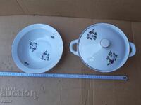 Supieră și salatieră din porțelan KITKA - Novi Pazar