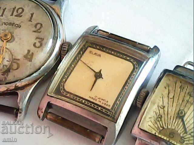 3 bucăți ceasuri rusești de damă frumoase, funcționează perfect