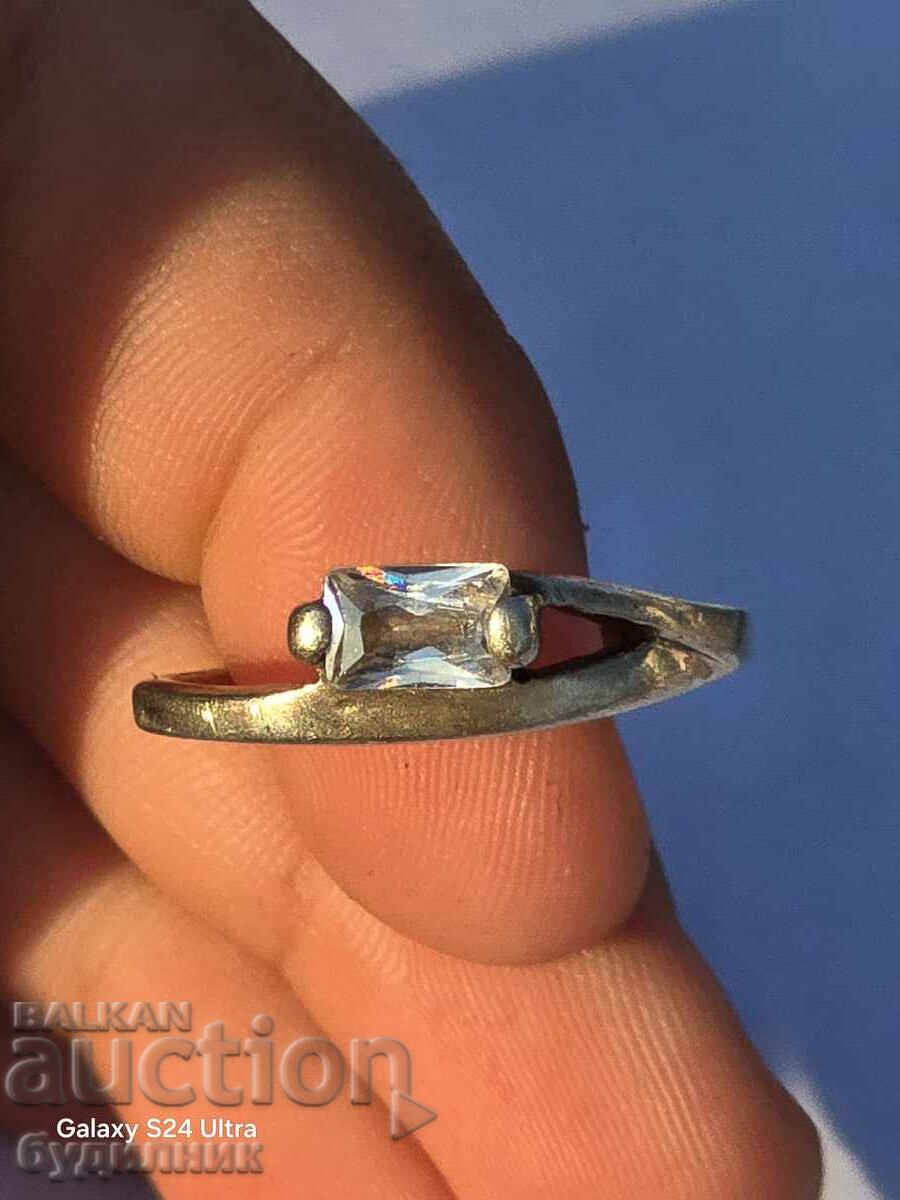 Сребърен пръстен. 17,5мм. Пускам над 100 Аукциона. Разгледай с цена 18.99 лв. | € 9.71